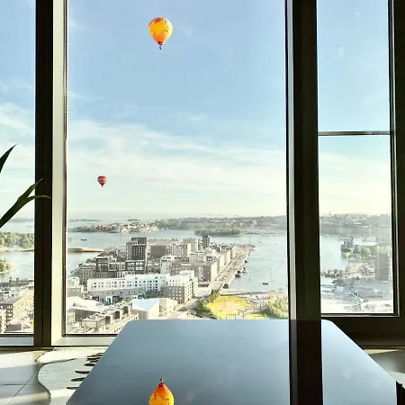 Huoneisto 100m2 Luxury Skyscraper With Amazing View Over Helsinki