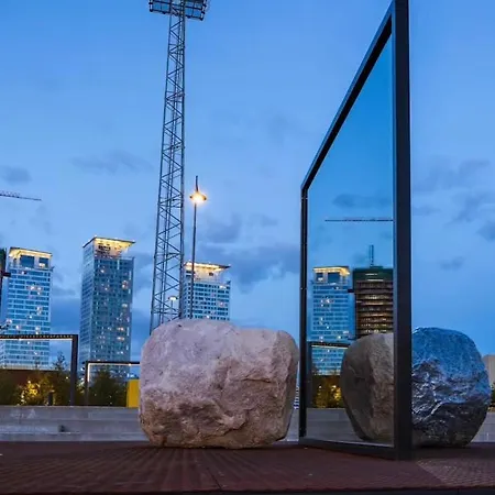 アパート 100m2 Luxury Skyscraper With Amazing View Over ヘルシンキ