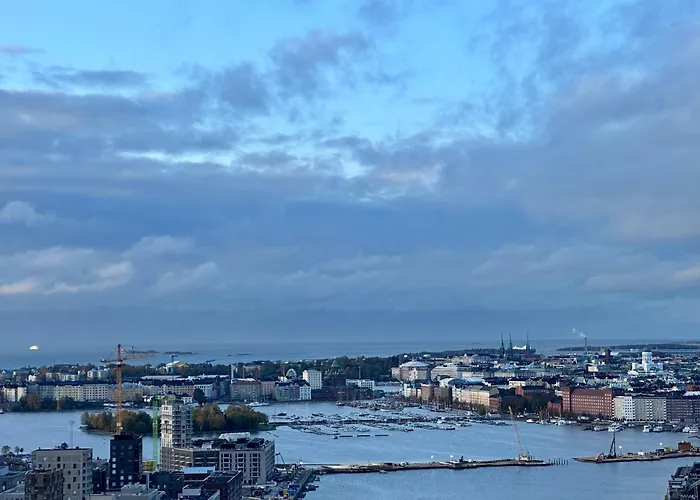 Апартаменты 100m2 Luxury Skyscraper With Amazing View Over